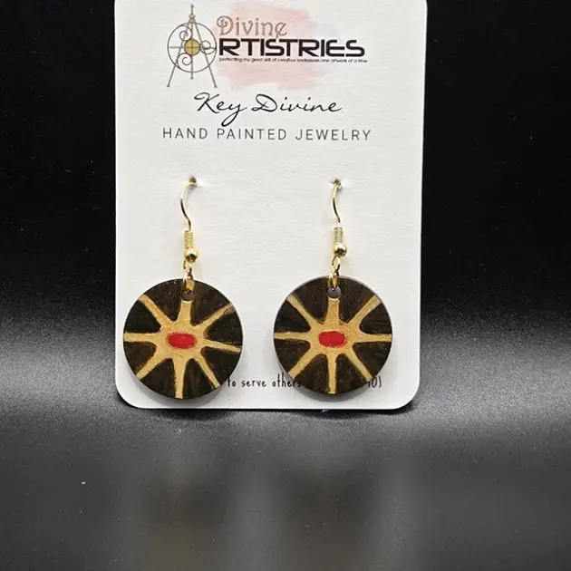 Extra Small Circle Guardianship Earrings