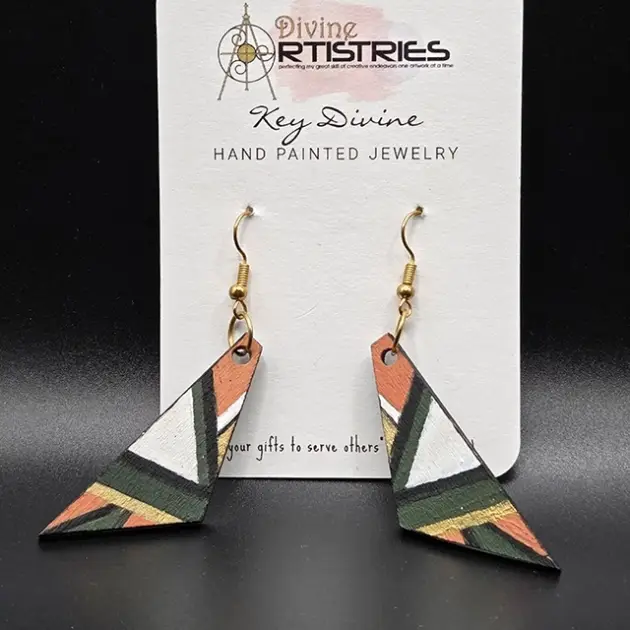 Geometric Aztec Earrings
